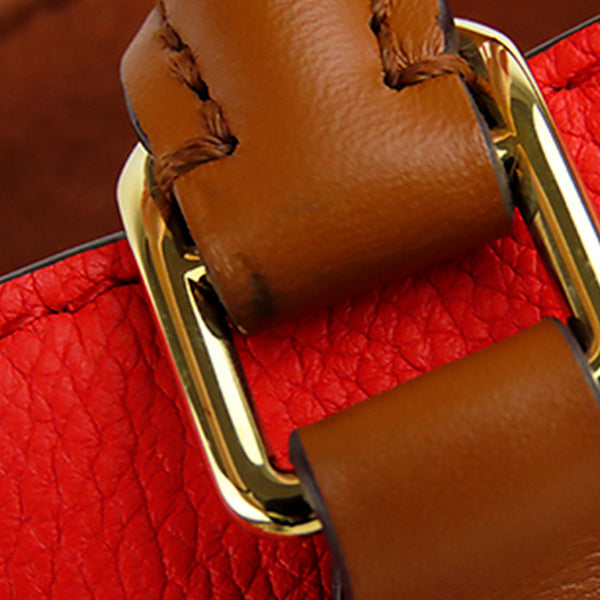 Louis Vuitton Vintage - Monogram Fold Tote PM Bag - Brown Red