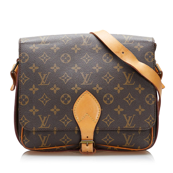 Vintage Louis Vuitton Cartouchiere Monogram Canvas Crossbody