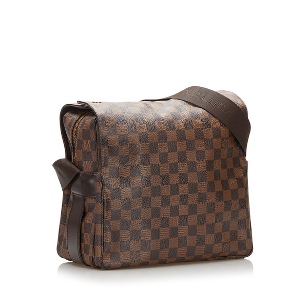 LOUIS VUITTON Damier Ebene Pochette Twin GM Very Good