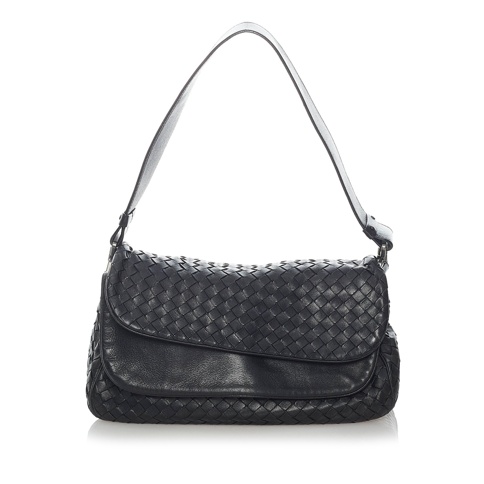 Bottega Veneta Intrecciato Leather Crossbody Bag