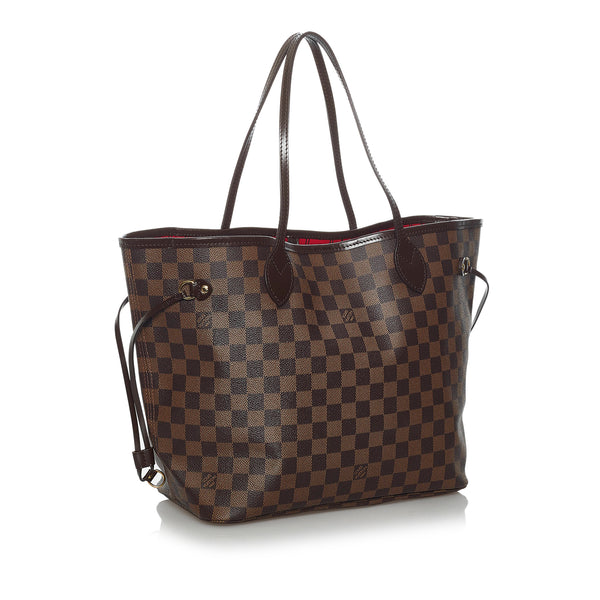 Louis Vuitton Neverfull mm Damier Azur Braided w/Pouch