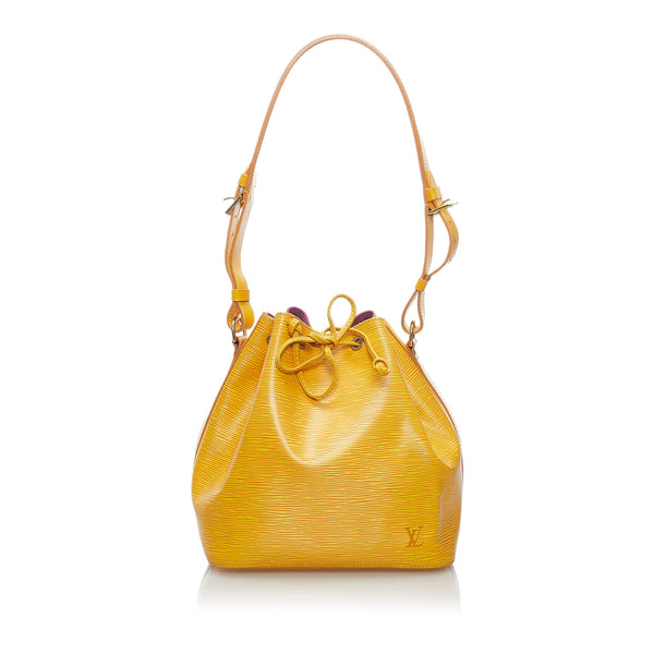 Louis Vuitton Jasmin Yellow Leather Handbag (Pre-Owned)