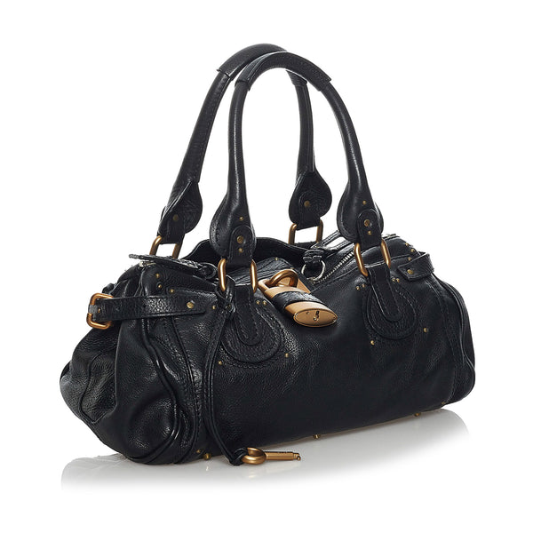 chloe paddington leather handbag