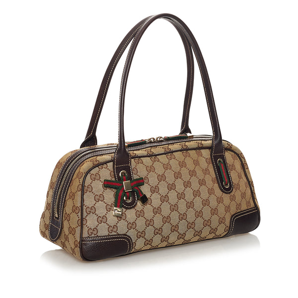 Black Gucci GG Canvas Eclipse Interlocking Bag, RvceShops Revival