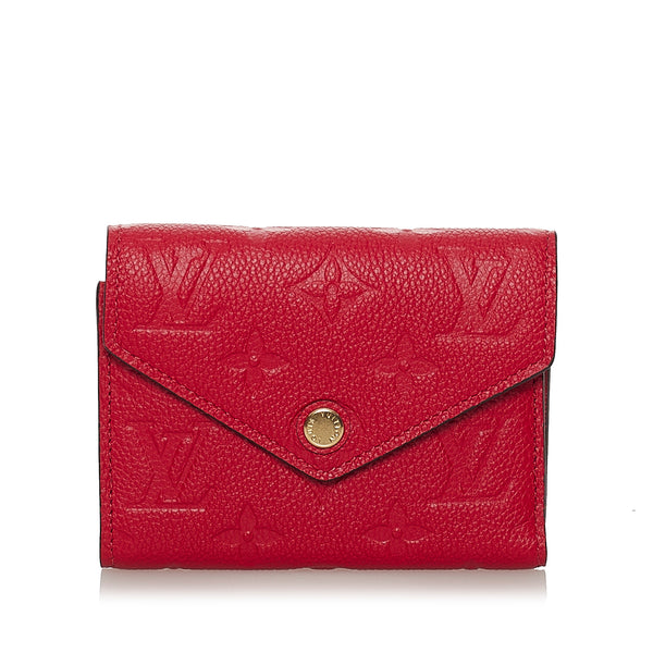 Louis Vuitton Empreinte Victorine Wallet Scarlet