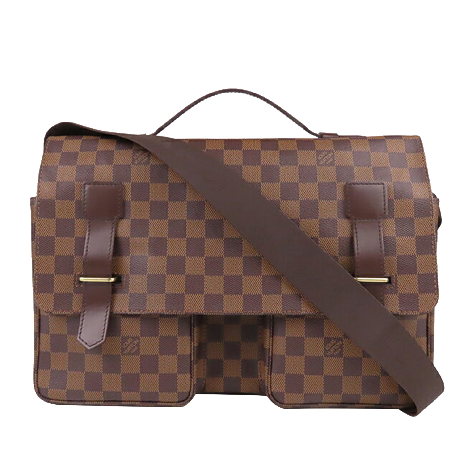 Louis Vuitton Broadway Damier Ebene Messenger Bag on SALE