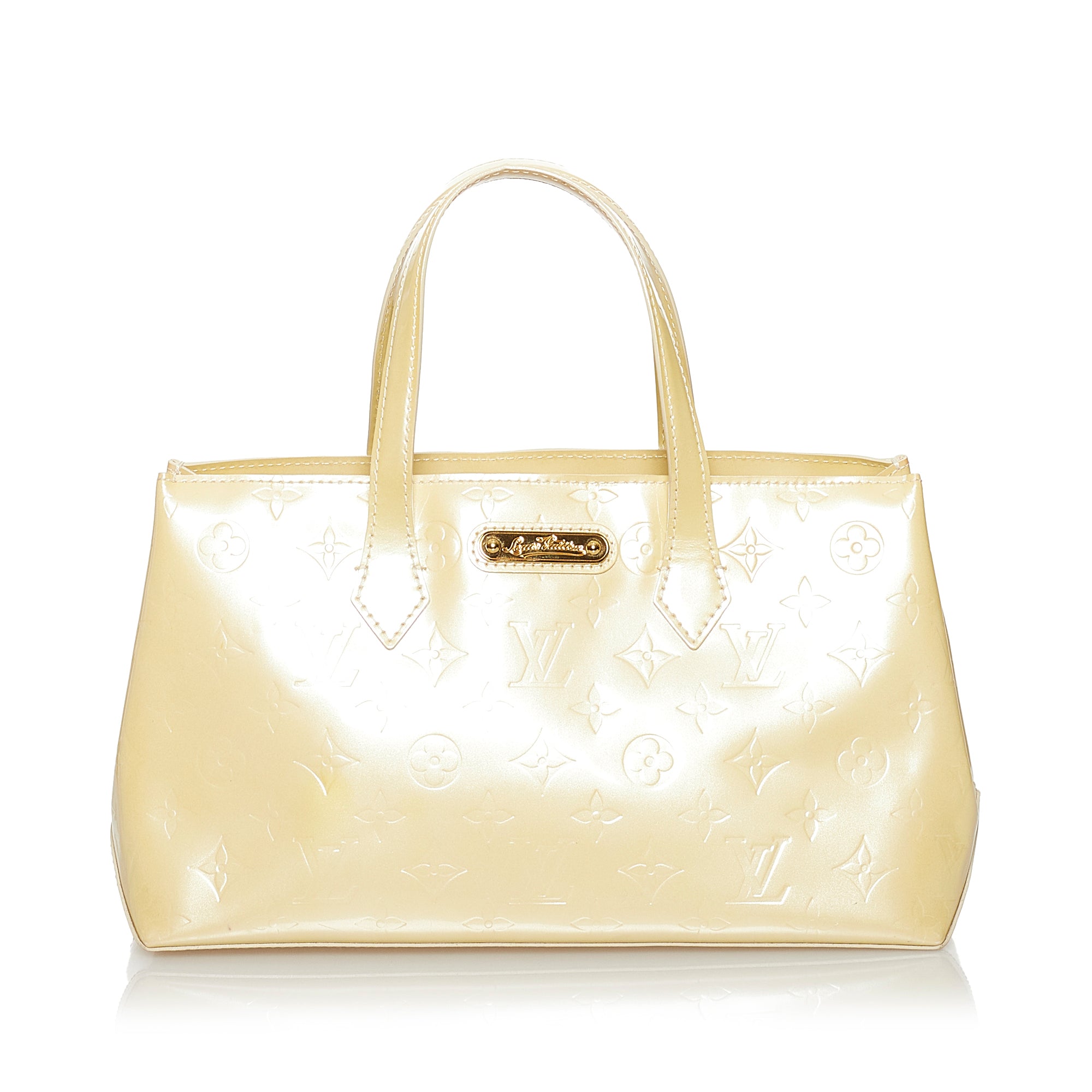 Louis Vuitton pre-owned Vernis Wilshire MM tote bag, White