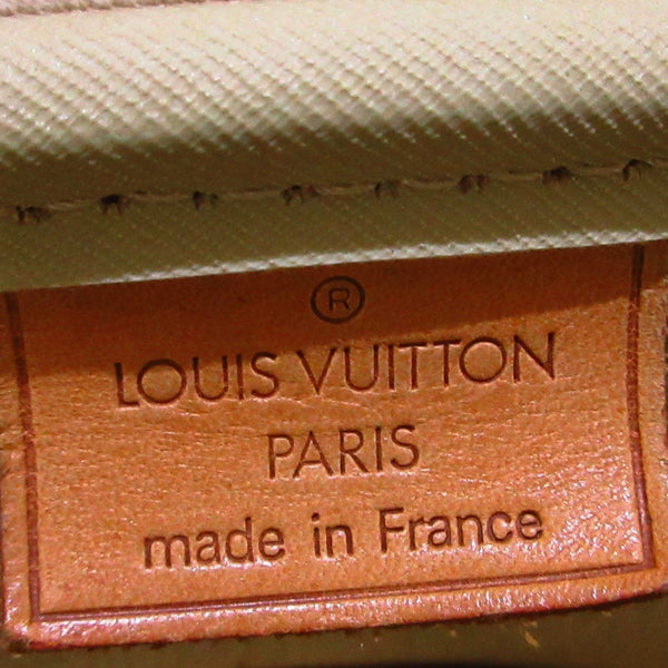 Borsa Louis Vuitton L in pelle Mahina marrone scuro