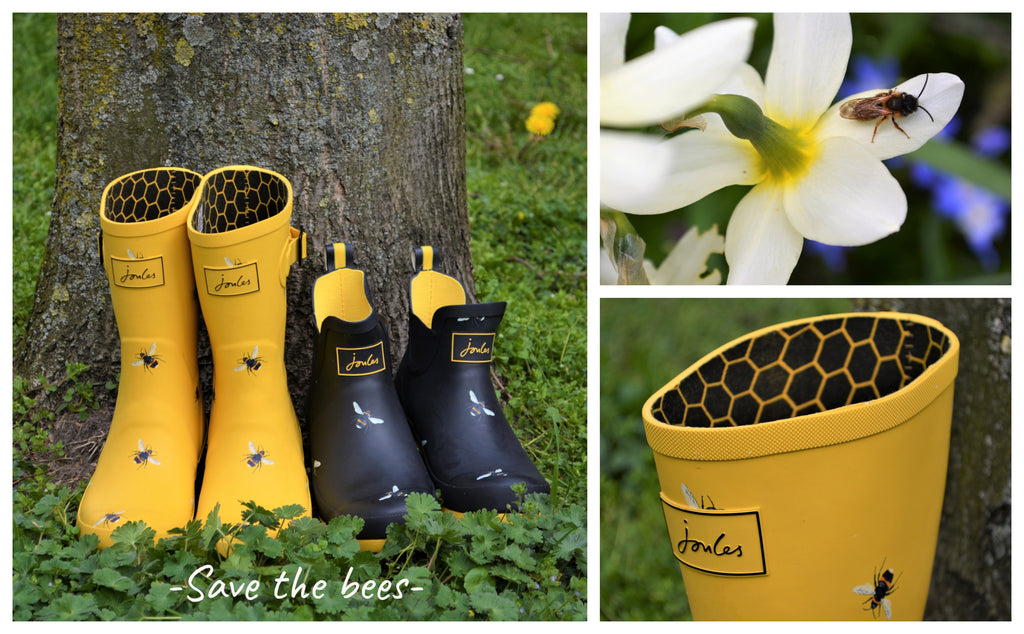 regenlaars met bijenprint SAFE THE BEES