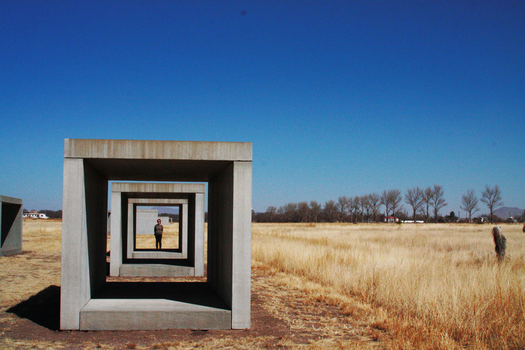 Art by Donald Judd. Marfa, Texas 