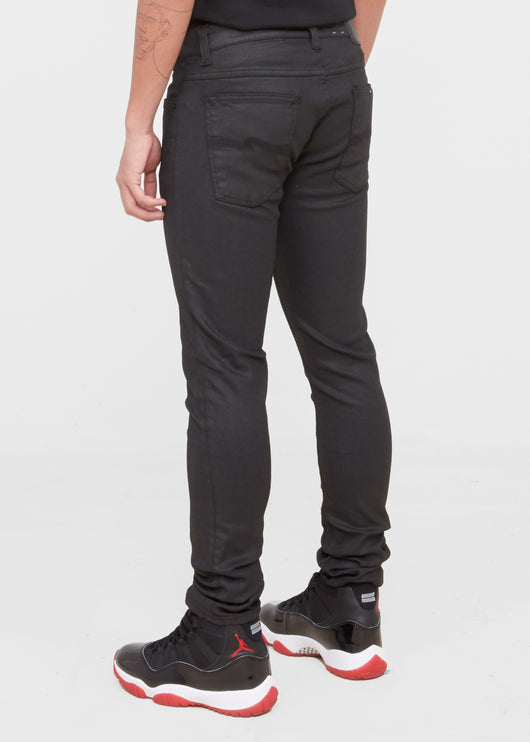 nudie jeans black black