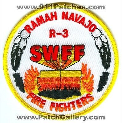 Ramah Navajo Indian Reservation Fire Fighters R-3 Wildland Patch New Mexico NM