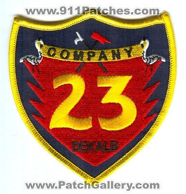 Dekalb County Fire Rescue Department Company 23 Station DCFD Patch Georgia GA