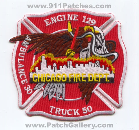 Chicago Fire Department Patch Illinois IL v9