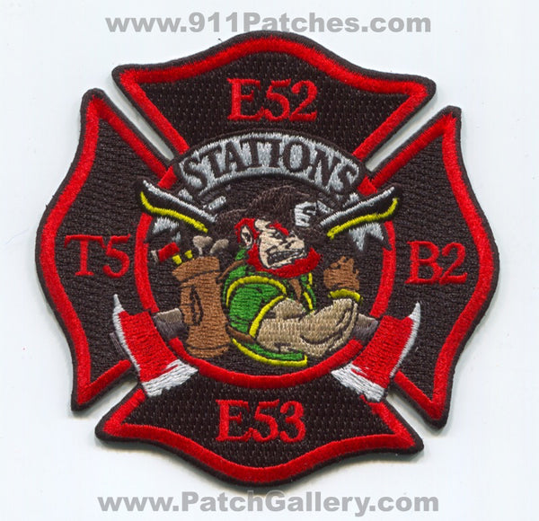 Set # 612   fire patch 5 New Fire Patches 
