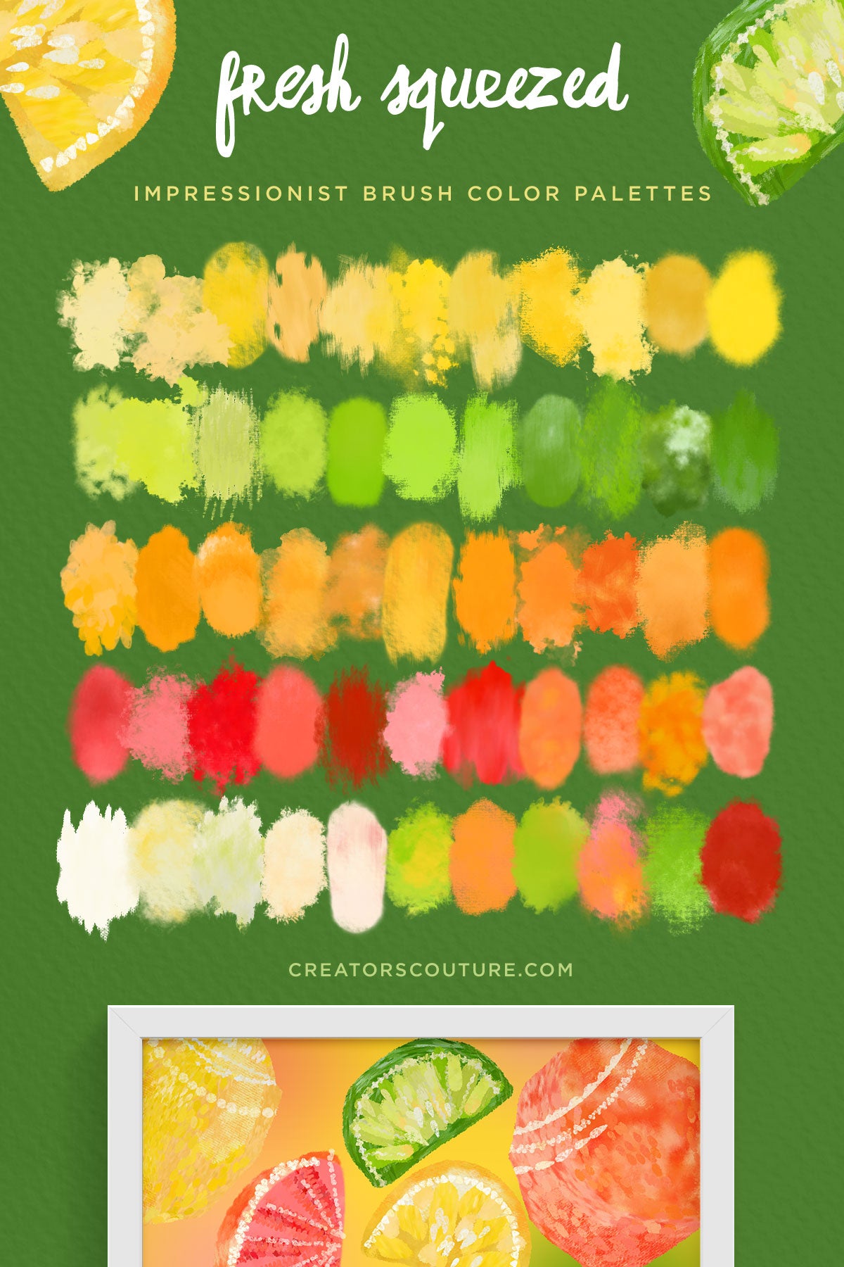 citrus color palettes