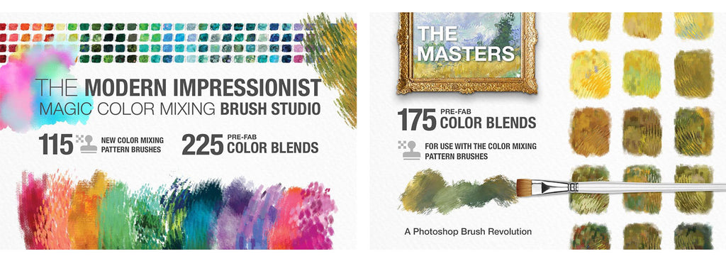 impressionist brushes for Photoshop