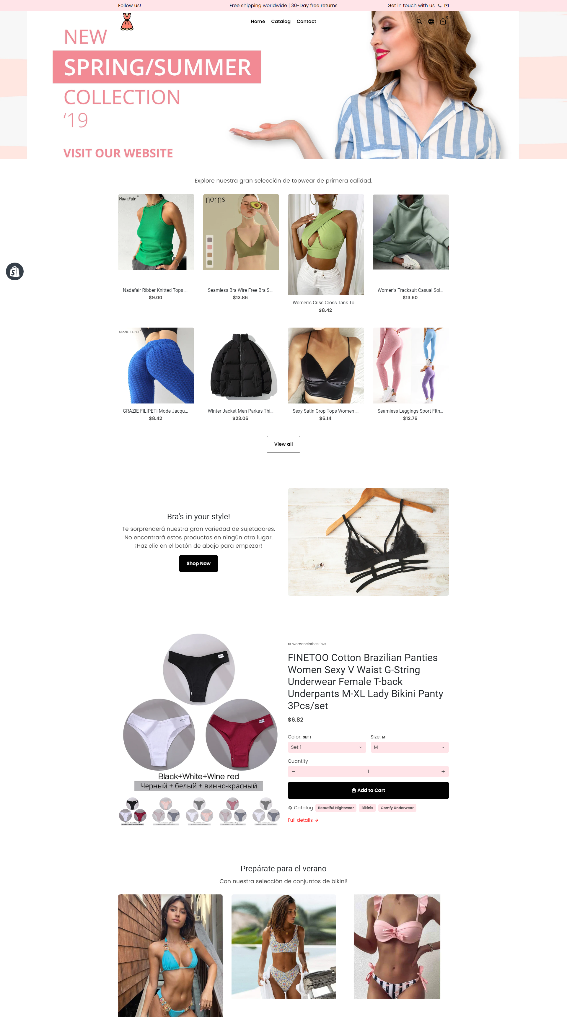 Boutique - Incluye Productos de Ropa Femenina - E Com – Dropshipping