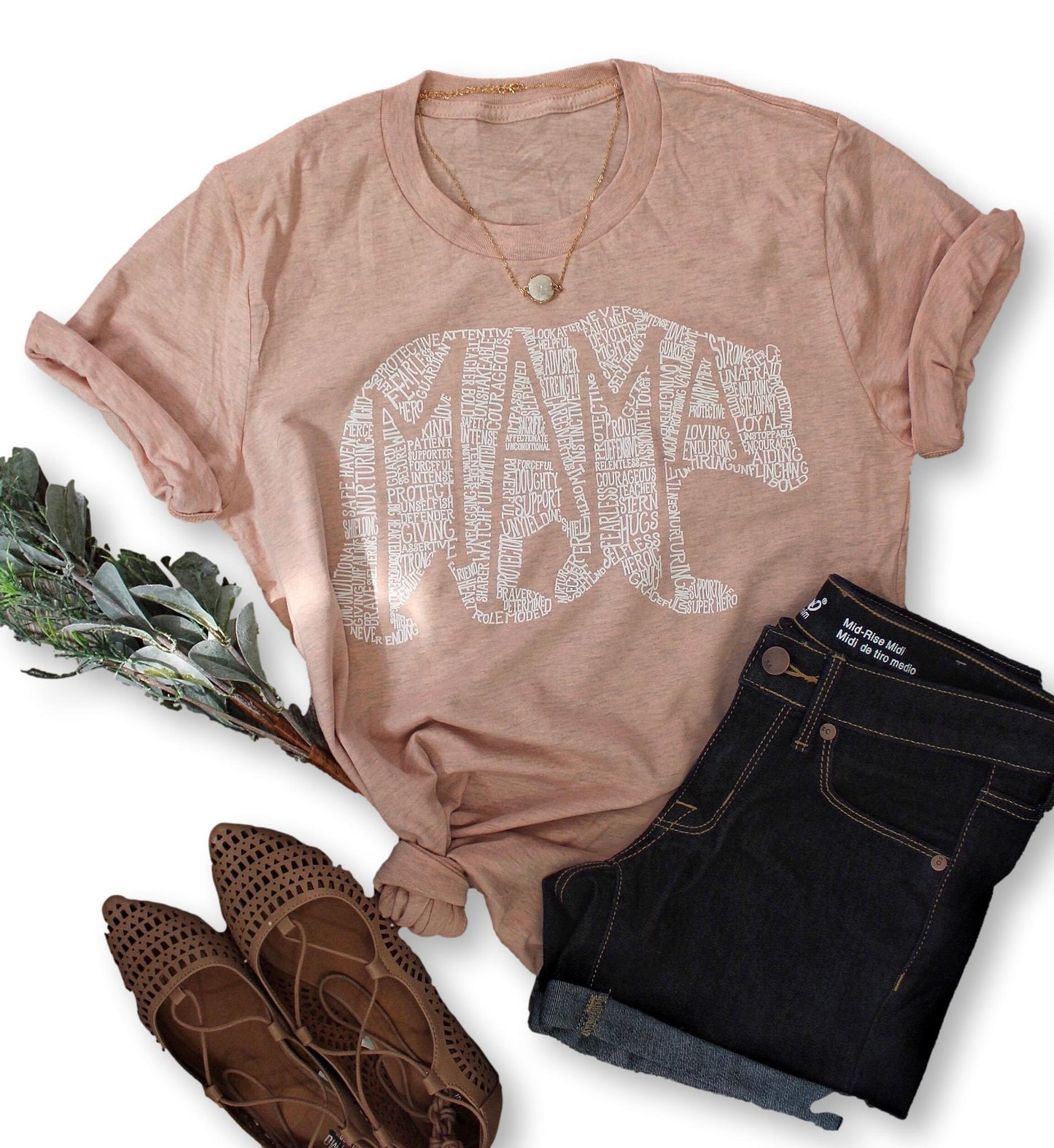 What’s In A Mama - dusty rose tee