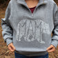 What's In A Mama Bear (Oxford) Pullover Quarter Zip