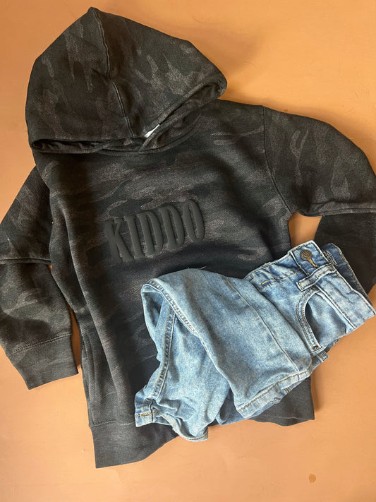 KIDDO CAMO print hoodie