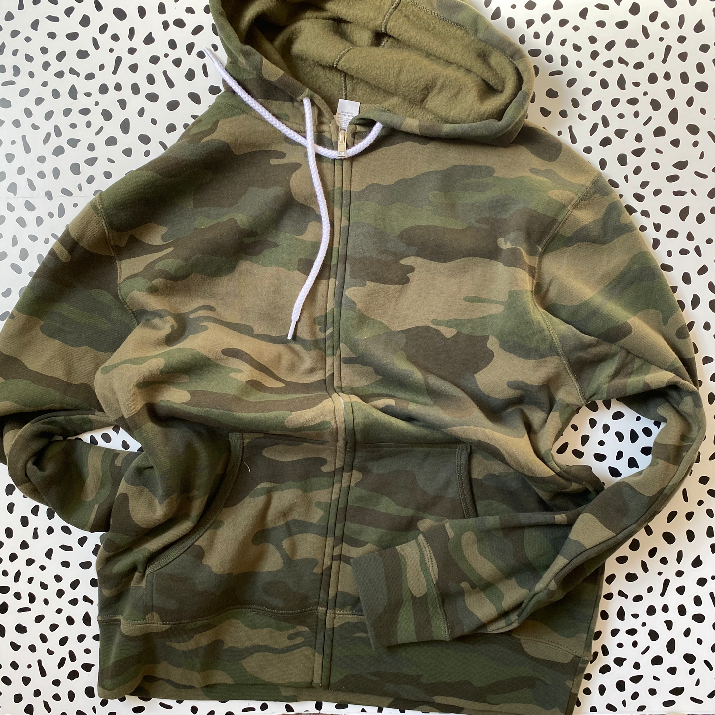 About a Mama - Zip Camo hoodie