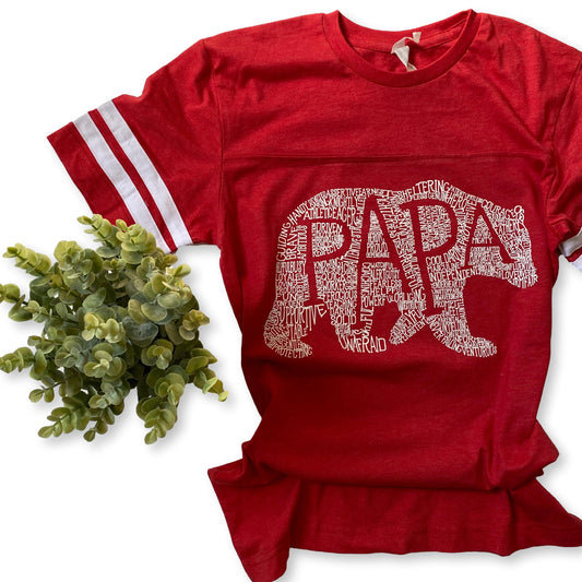 What's in a Papa Bear - Red Jersey