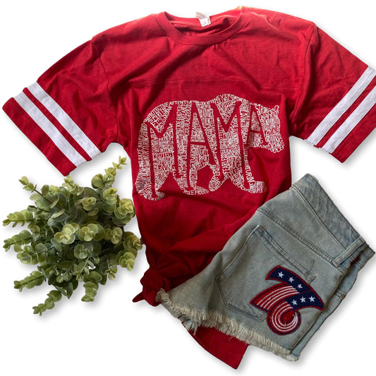 What's in a Mama Bear - Red Jersey