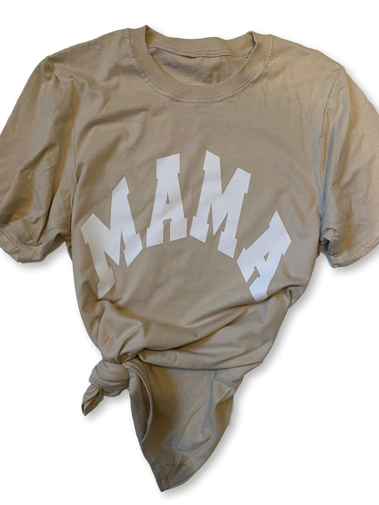 MAMA - Tan Short Sleeve