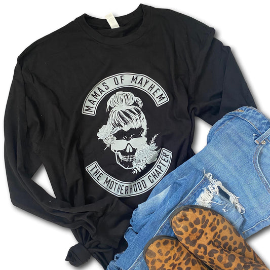 Mamas of Mayhem - Black Long Sleeve