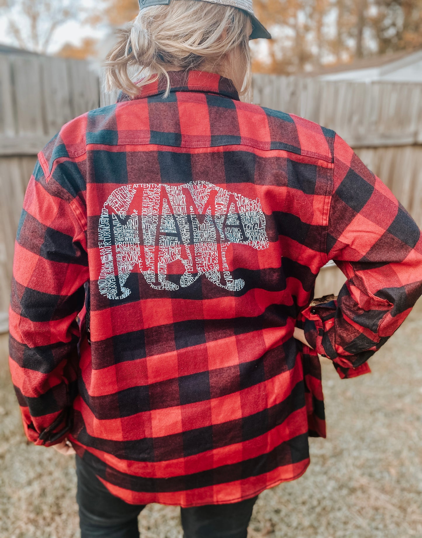 What's In A Mama Bear - Plaid Flannel