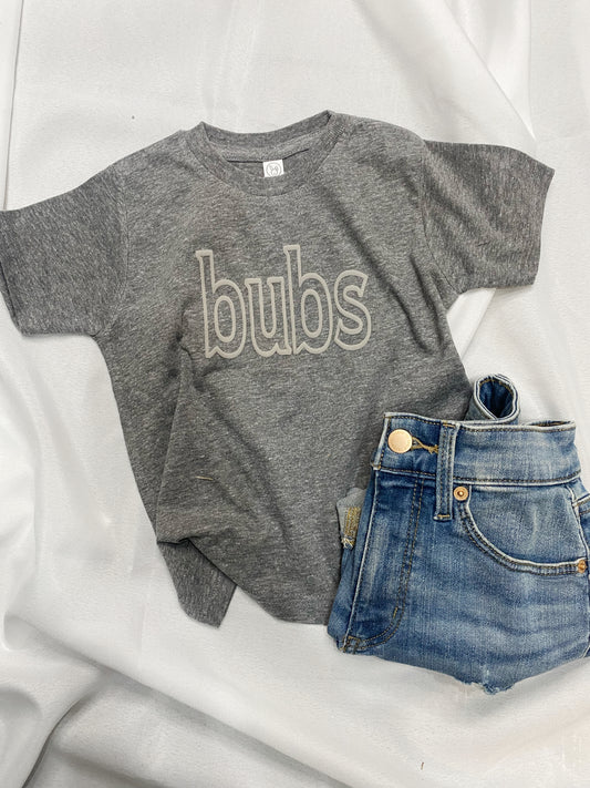 BUBS - Grey puff tee