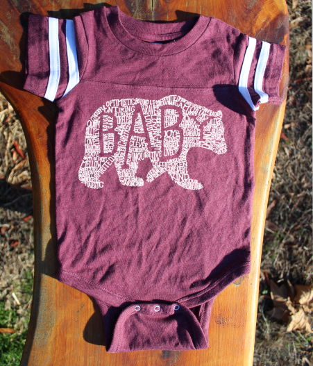 What's In A... - KIDS CUSTOMIZABLE DESIGN - Burgundy Jersey (Infant)