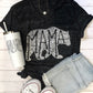 What's In A Mama Bear - Black Marble v-neck