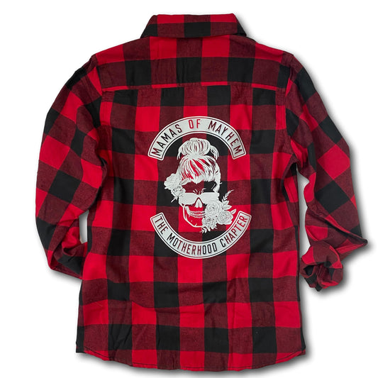 Mamas of Mayhem - Plaid Flannel