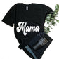 Marble Mama Black V-Neck