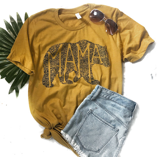 What's In A Mama Bear- Honey Crew Neck