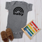 Rainbow baby (infant and toddler sizes)