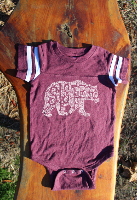 What's In A Sister Bear- Burgundy Jersey (Infant)
