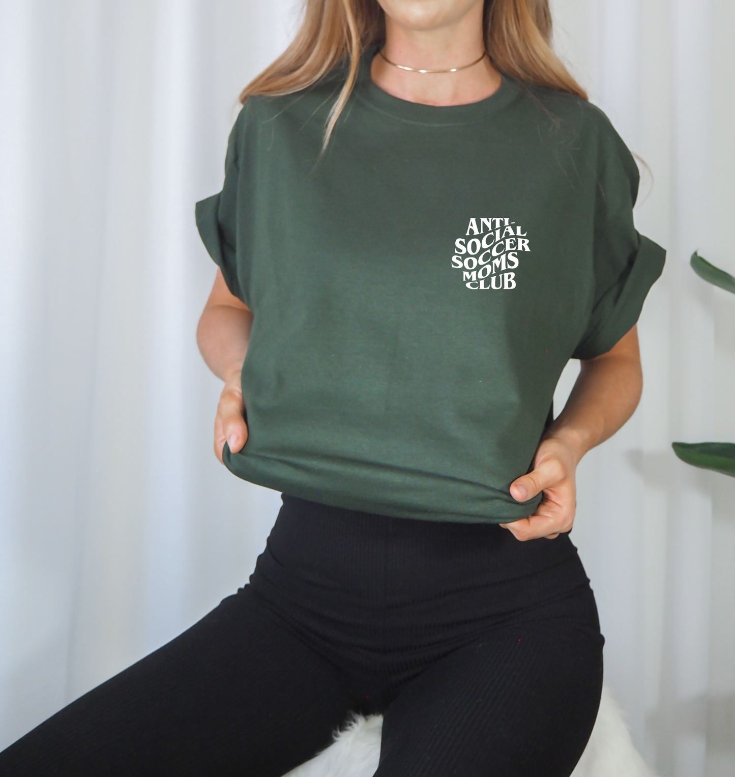 ANTI SOCIAL SOCCER MOM - Customizable tee