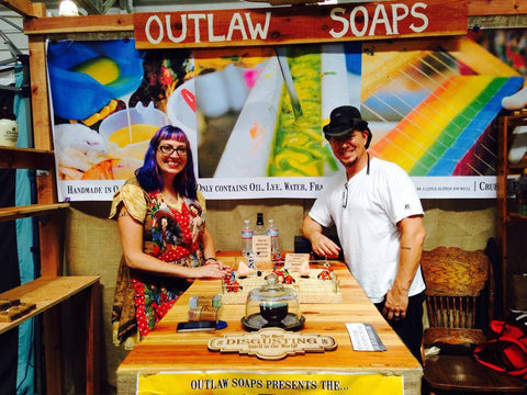 outlaw soaps handmade soap at Renegade Craft fair SF