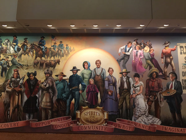 Mural at the Autry