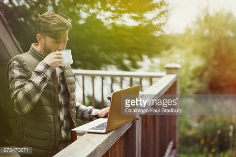 stock photos of people on decks drinking coffee