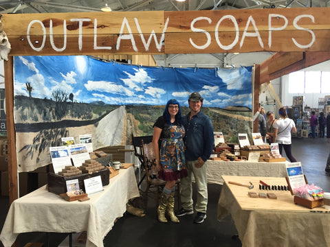 Outlaw Soaps at Renegade Craft Fair in SF