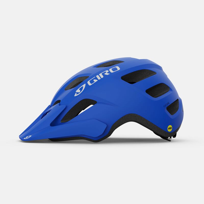 giro fixture mips helmet matte trim blue