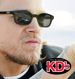 Sons of Anarchy Style Original KD's Biker Sunglasses with Rose Colored Lenses 