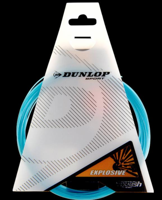 Dunlop Explosive Squash String, 1.18mm, Blue, SET – SquashGear.com