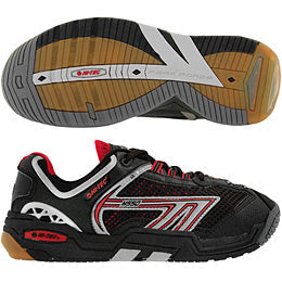 Christus kiezen streng Hi-Tec M550 3D Squash / Racquetball Men's Shoes, Black/Red/Silver –  SquashGear.com