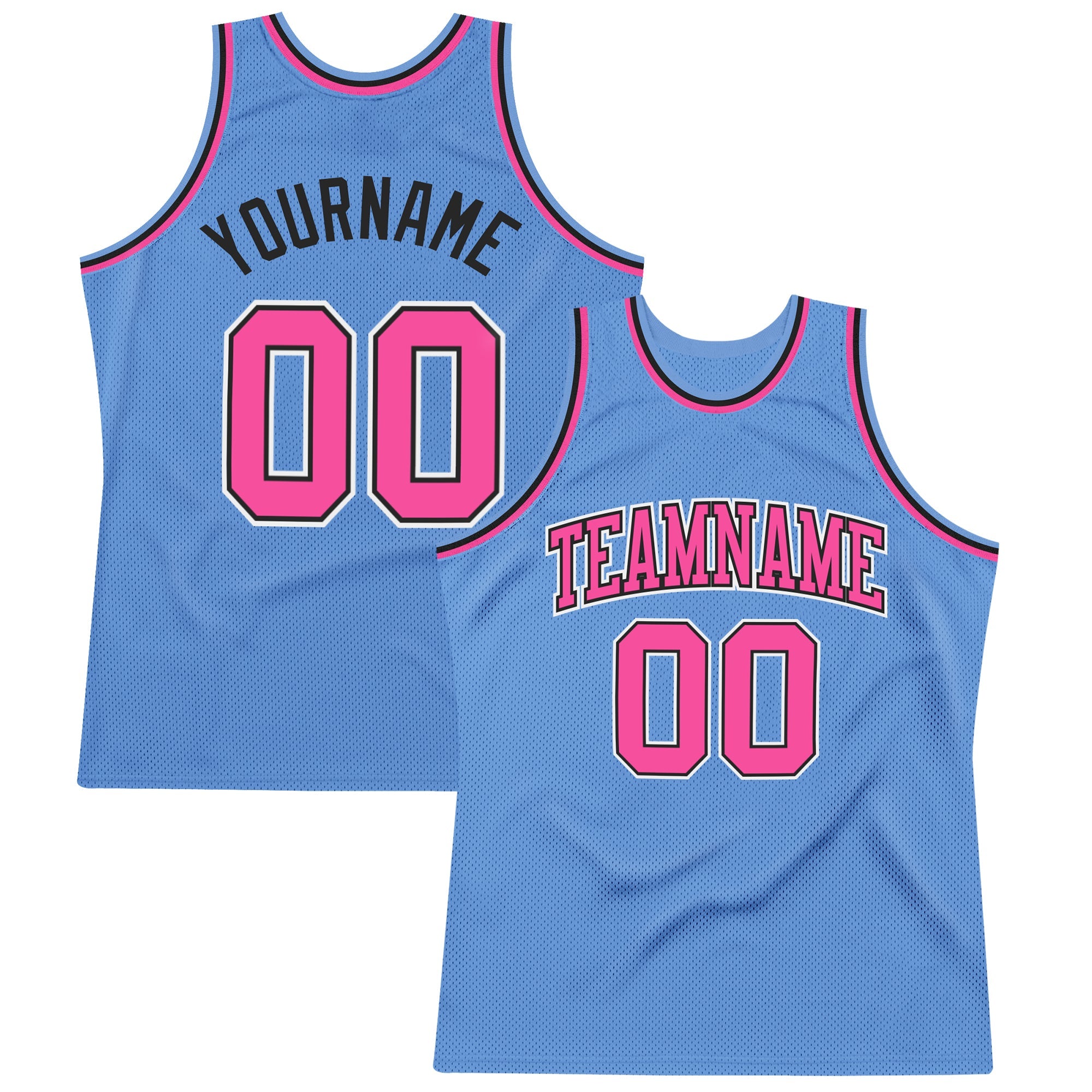 Custom Royal Pink-White Authentic Throwback Basketball Jersey Discount