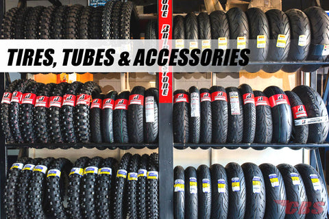 Motorcycle Tires On Tire Rack